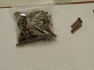 100 Steel Round Head Rivets 3/16 x 1'' Steampunk Blacksmith Tongs handles