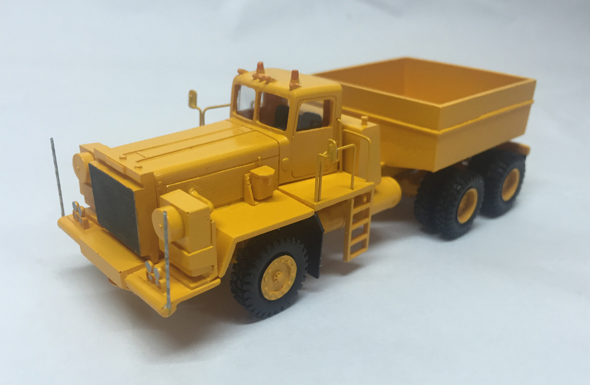 HO 1/87 Pacific P12W 6x4 Prime Mover - Ready Made Resin Model Produkcja krajowa o wysokiej wartości