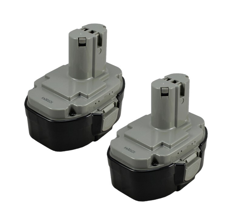 2x 18V 3Ah NiMh Battery for Makita 1823, 1833, 1834, 1835