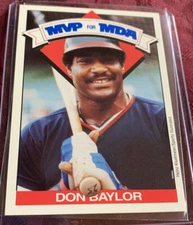 Don Baylor 1992 SmithKline Beecham MVP For MDA # 13 of 20, California Angels
