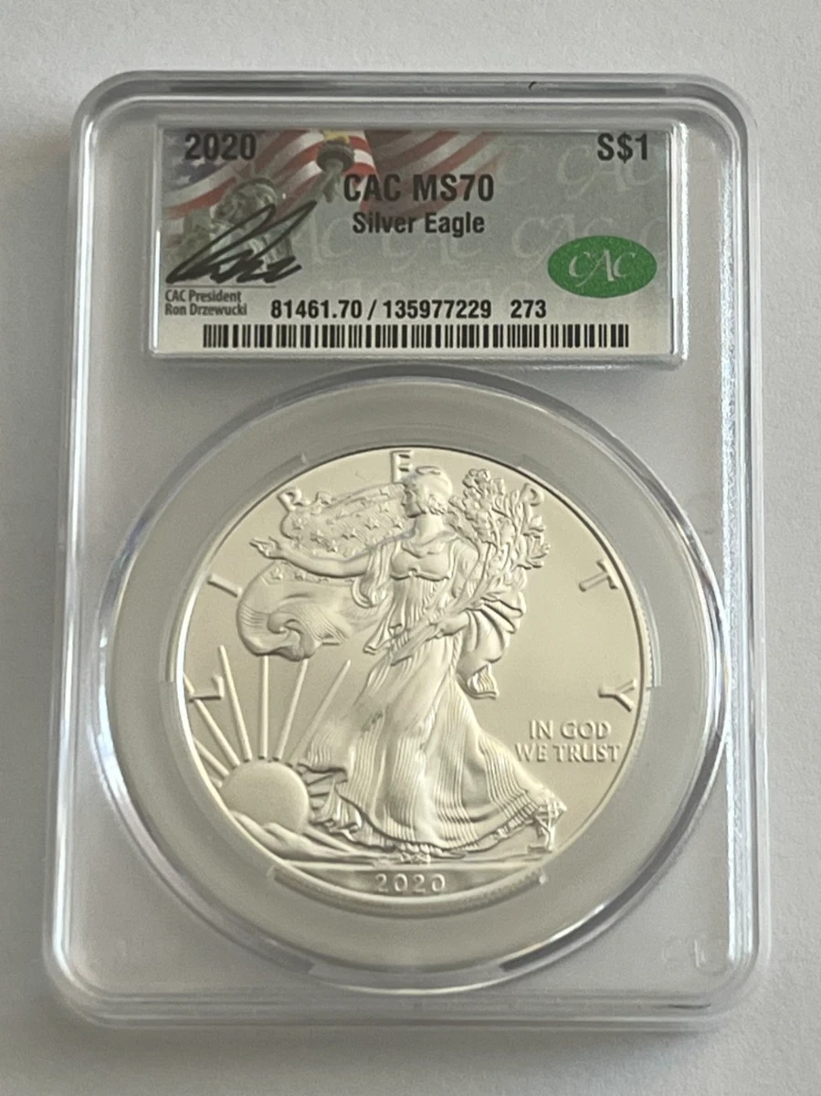 American Eagle MS 70 Graded 2020 Silver Bullion Coins for sale | eBay