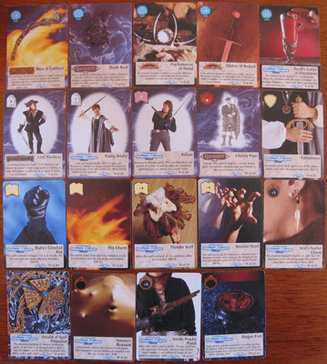 Spellfire Artifacts Set Chase Karten, Nr. 6 fehlende Erstausgabe Karte 1994