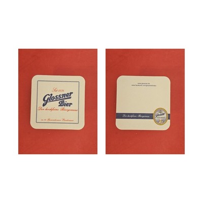 Glossner Seit 1574 Brauerei Bierdeckel Beermat