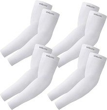 4 Pares De Mangas De Brazo Para Hombres Y Mujeres Proteccion Solar UV Brazos