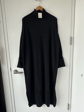 FP beach free people - Faye Sweater Midi Dress - black - small