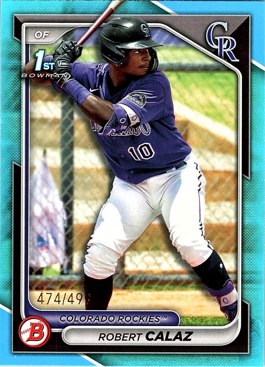 2024 Bowman #BP-131 Robert Calaz Prospects Sky Blue #/499