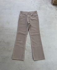 Vintage Levis Pants Mens 31x30 Beige 517 Bootcut Corduroy Western Cowboy USA 80s