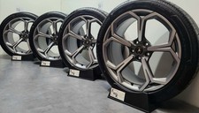 22" Lamborghini Urus Gray and machined Factory OEM Forged Wheels rims Tires