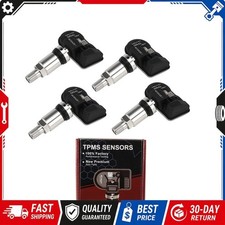 4x All In 1 Universal Programmable Tpms Sensor 315 433mhz Metal Stem For -new-
