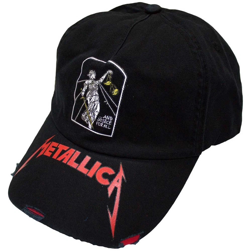 Metallica Baseball Cap: And Justice For All Tombstone OFFICIAL NEW
