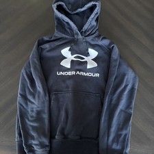 Under Armour Men  s Black Hoodie Size Small