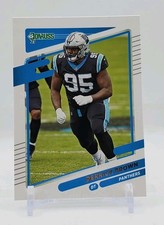 2021 Panini Donruss Derrick Brown #43 Base Carolina Panthers