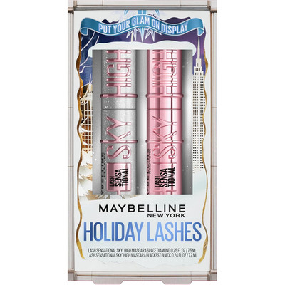 Maybelline Lash Sensational Holiday Makeup Kit, Includes Full-Size Sky High Masc