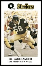 1981 Police Cards JACK LAMBERT (VG-EX)