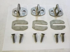 Front Doors / Tailgate Latch Striker Plates | Fits 2007-2018 Jeep Wrangler