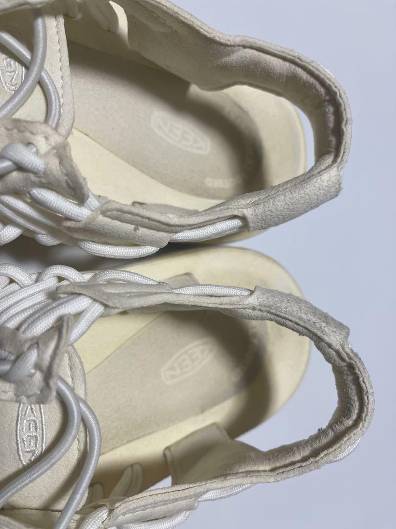 Sandali donna KEEN UNEEK 7 5 US 24 5 cm bianchi usati comodi