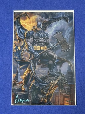 Knight of the Storm Signed Victor Garduno Virgin METAL Ltd:125 Absolute Batman