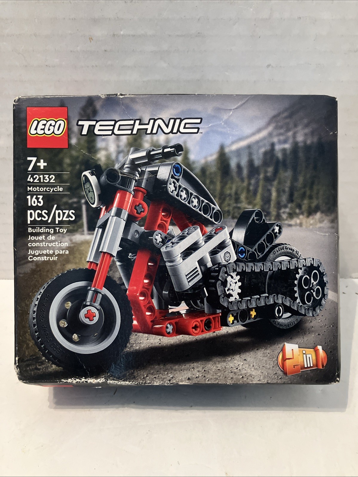 LEGO TECHNIC 42132, Motorcycle 163 Pcs, NEW SEALED 2022, Box
