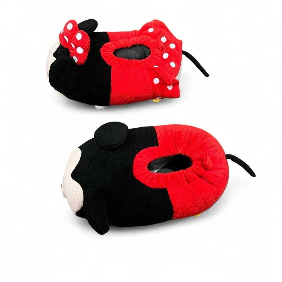 Mickey & Minnie Mouse Plush Slippers -US 7/8/9 - Image 3 of 4
