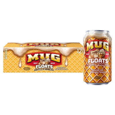 NEW LTD EDITION MUG ROOT BEER FLOATS ''VANILLA HOWLER'' 12PACK - 12 OZ CANS