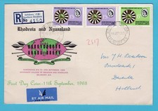 RHODESIA & NYASSALAND FDC World Council Conference 1964 Salisbury to Netherlands