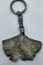 Vintage Signed Michael Aram Silver Tone Keychain