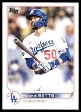 Mookie Betts 2022 Topps #50 Los Angeles Dodgers FREE SHIPPING AutographDen