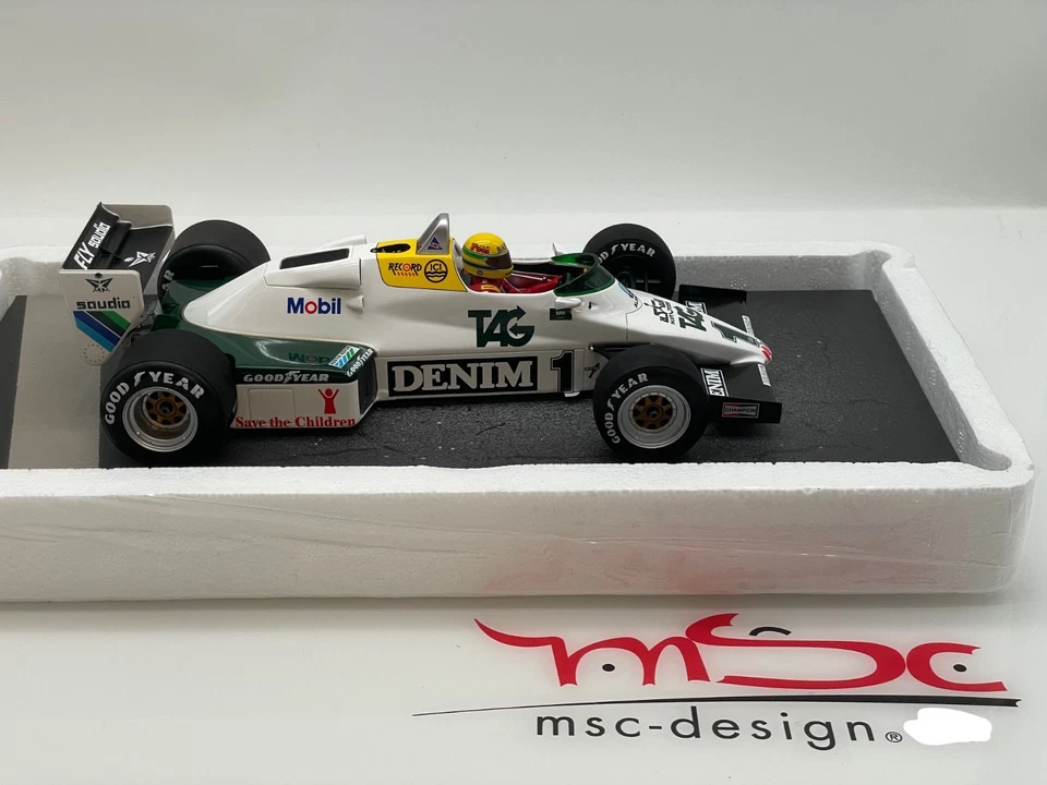 1:18 Senna Williams FW08c 1st F1 Test Donington 19.07.83  limited Ed. 800pcs - Bild 4 von 4