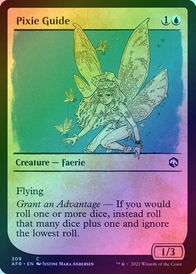Pixie Guide Foil (309) Showcase Adventures in the Forgotten Realms AFR MTG Magic