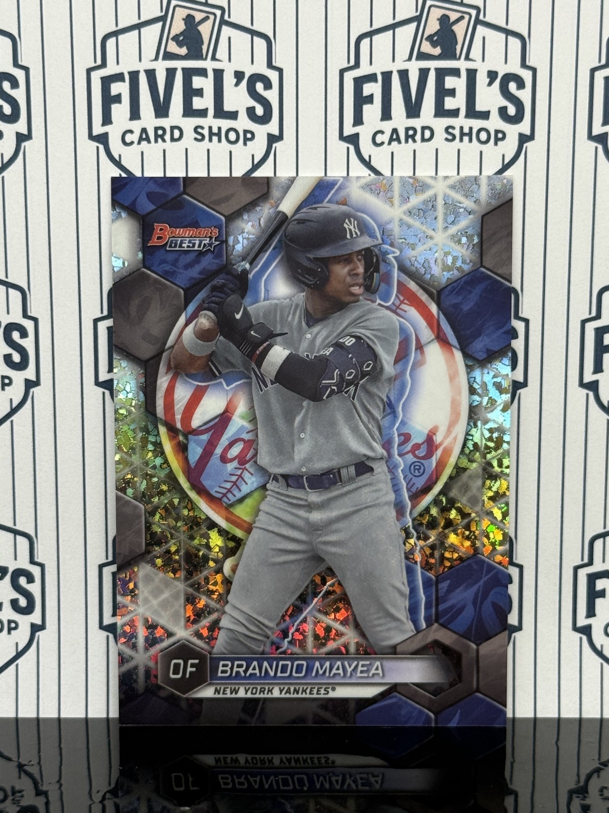 2023 Bowmans Best Top Prospects Mini Diamond Refractor TP16 Brando Mayea 139/299