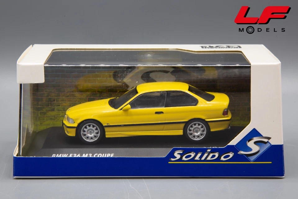 1:43 BMW M3 E36 Coupe 1996 Giallo - Solido - Immagine 3 di 3