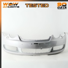 06-13 Bentley Continental Flying Spur Front Bumper Silver Tempest Metallic Oem 06-13 Bentley Continental Flying Spur Front Bumper Silver Tempest Metallic Oem