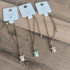 Vergoldetes Edelstahl Armband mit bunter Schi...