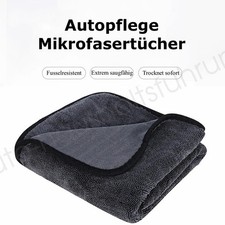 2X Saugstarkes Trockentuch Dusche 600GSM 40x40 cm Fast Dry Mikrofasertücher Neu