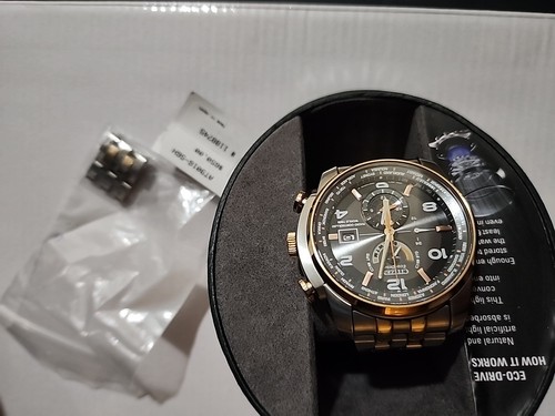 Citizen - Eco-Drive AT9016-56H Men's Atomic Watch 43mm Perpetual Calendar - Picture 4 of 11
