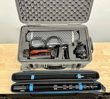 Pro Audio Kit W/ Rode NTG2 Shotgun Mic, Tascam Audio Mixer, Boom Pole, and Case