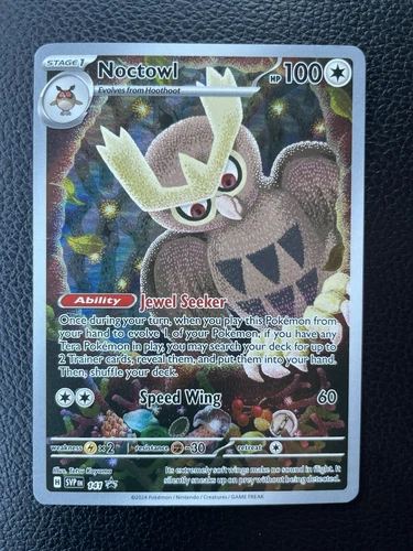 Noctowl SVP141 SVP 141 Pokemon Stellar Crown Black Star Promo NM/M