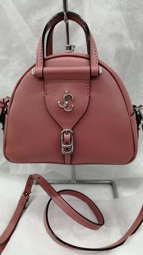 JIMMY CHOO Varenne 2 way Bag Pink Bowling Mini Used