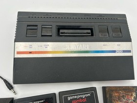 Atari 2600 Lot ** Console * 8 Games ** Untested