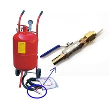 Sandblaster Nozzle Valve Sand Blasting Gun for 5/10/20 Gallon Sandblast Tank
