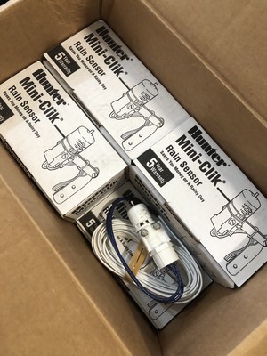Hunter Mini Clik Rain Sensor Shutoff For Automatic Irrigation Systems NEW 