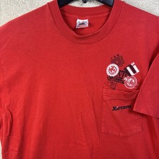 Vtg Xircom Shirt Men XL Red Single Stitch 90s Computer Programming PC Intel USA