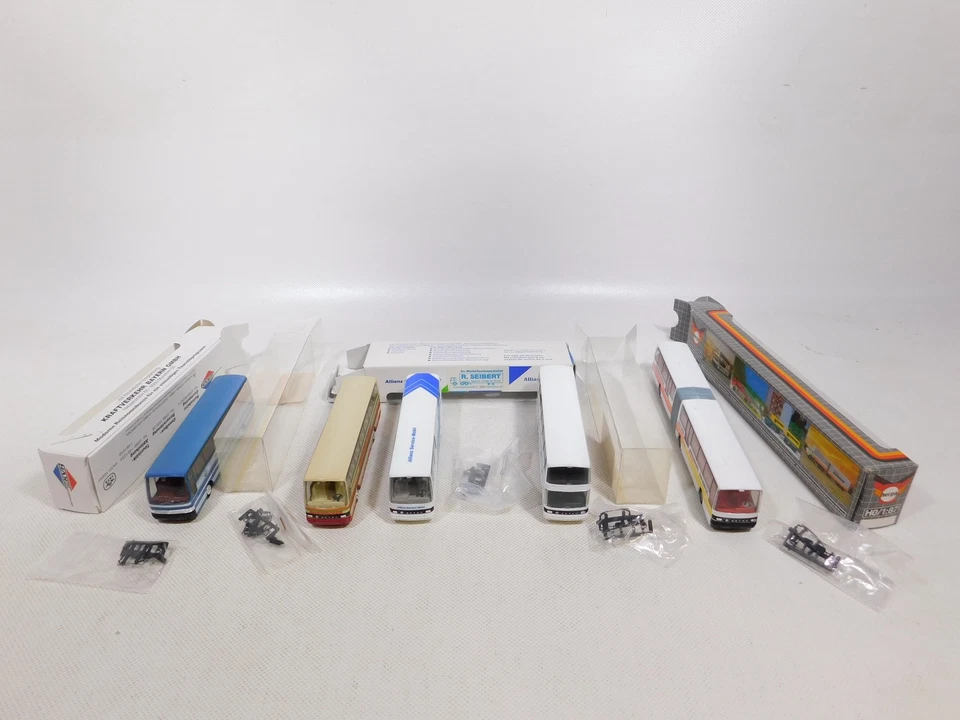 5x Herpa H0 1:87 Bus Setra Alleanza Kvb Abendschau Rübenacker ecc Mint #DP360-1 - Immagine 4 di 4