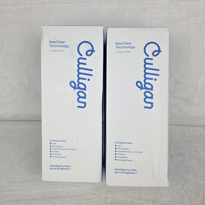 #ad Culligan MaxClear 7” Ceramic Gravity Water Filters Lot Of 2 New Open Box $59.99