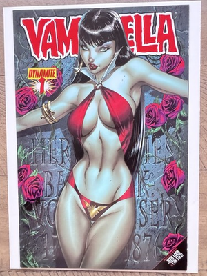 #ad Vampirella #1 2010 Dynamite Comics J. Scott Campbell Variant Cover NM Gorgeous $12.99