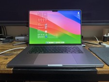 MacBook Pro 16" A2485 2021 M1 Pro, 16GB, 512GB Space Gray 89 Cycles 93% Capacity