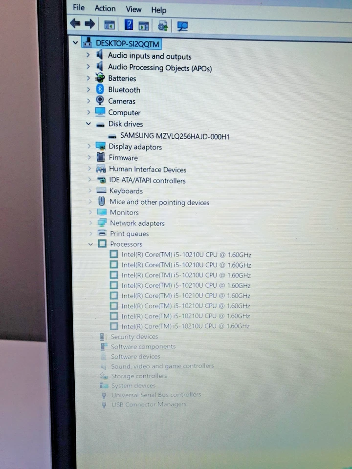 HP Probook 450 G7, i5-10210U, 15.6" FHD display, 8GB RAM,256GB SSD, Win11 - Image 2 of 4