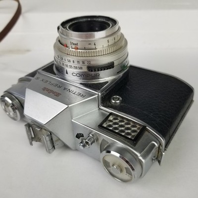 Kodak Retina Reflex S camera leather case Schneider- Kreuznach