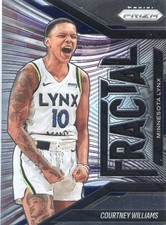 2025 Panini Prizm WNBA Insert Fractal #6 Courtney Williams, Minnesota Lynx