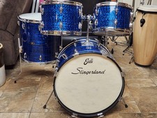 1960&rsquo;s Slingerland 5 Pc Drum Set  12,13,16 toms, 20 bass, 14 snare